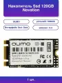 1шт. SSD QUMO 120GB 2.5 TLC 3D Накопитель 550/450 MB/s