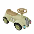 Машинка-каталка пушкар , ретро-стиль, желтый