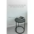 Журнальный стол LUCHI DESIGNED FURNITURE DARK/GREY, металл, керамогранит
