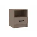 Тумба прикроватная Нонтон Эко, 40x37x46 см, 1 ящик, мокко