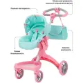 Коляска-трансформер Melobo / Melogo 9631 бирюзовая