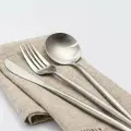 Набор столовых приборов Стил Сильвер Мэтт 4 персоны Kunstwerk