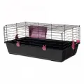 Клетка для кроликов и морских свинок Voltrega (520), бордовая, 80x46x35см (Испания)