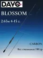 Спиннинг DAYO BLOSSOM 2.65м, тест 4-15 гр