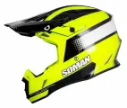 Мотошлем кроссовый SOMAN M11 черно-желтый M