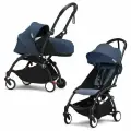 Коляска 2в1 Stokke YOYO 3 c мягкой люлькой New Born Pack Black Air France