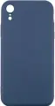 Защитный чехол на iPhone XR синий/Накладка на Айфон Икс/Силиконовый чехол/Бампер на Айфон Икс/Защита от царапин/Apple/Эпл