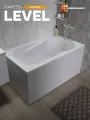 Панель фронтальная для прямоугольной ванны 140 см LEVEL , MODULEASY 02лев14