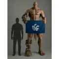 Флаг легиона Альфа легион Космодесант Астартес Вархаммер Warhammer 40000, 90х135 см, на сетке для улицы, для флагштока