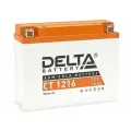 Аккумулятор мото DELTA AGM CT 1216 16Ah 200A обратная полярность (205х70х160) мотоцикла