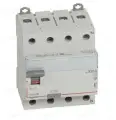 Выключатель дифференциального тока Legrand 4п 63А 30мА тип AC DX3 411704, шт