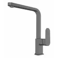 Смеситель для кухни из латуни с поворотным изливом Vieir V283521-G графит