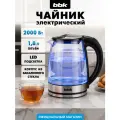 Чайник электрический стеклянный BBK EK1820, объём 1,8 л, LED-подсветка