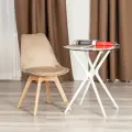 Стул TetChair TULIP SOFT (mod. 053V), вельвет, цвет: бежевый/натуральный