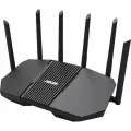 Wi-Fi роутер ASUS RT-BE90U, Wi-Fi 7, BE9400, 2.4/5/6ГГц, 3 LAN, черный