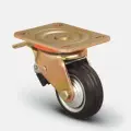Колесо с поворотной платформой и тормозом D 100 мм до 90 кг EMES ED01SPR100X35F