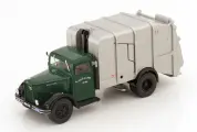 Модель коллекционная HACHETTE Berliet gdr 7W refuse lorry 1954 green silver / берлье мусоровоз