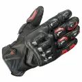 Мотоперчатки кожаные Taichi HIGH PROTECTION Black/Black/Red, L