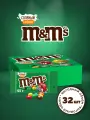 Конфеты M&M's, молочный шоколад, с арахисом, соленые, 45 гр, 32 упаковки