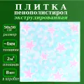 Плитка потолочная декоративная экструдированная Звездопад 2/3 Плита из полистирола
