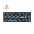 Механическая клавиатура Keychron V1 Max (75%) цвет Retro, Русская раскладка, RGB, Hot Swap, кейкапы без подсветки, тактильные переключатели (Gateron Jupiter Brown)