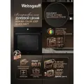 Духовой шкаф Weissgauff EOM 859 Color Loop Black Matt, объем XL 80 литров