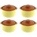 Набор из 4-х горшков-сотейников 0,4л (желтый)