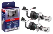 Лампа ксеноновая головного света H4 H/L 4300К Extra Vision Яркость +30% 12-24V 35W Блистер 2 шт. 100, XENITE 1004103