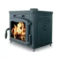 GUCHA Печь-камин чугунная, напольная MERCURY диаметр дымохода: 120 мм