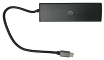 Разветвитель USB-C Digma HUB-2U3.0СCR-UC-G 5порт. серый