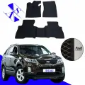Автомобильные коврики EVA/ЕВА/ЭВА для Kia Sorento 2 II (XM) / Киа Соренто 2 II (XM) 2012-2021 черный черный