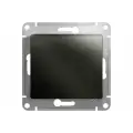 Systeme Electric GLOSSA 1-клавишный выключатель 10АХ антрацит GSL000711 для монтажа