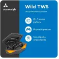 Беспроводные наушники Accesstyle Wild, USB Type-C, orange