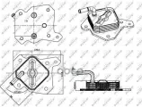 Радиатор масляный TOYOTA Yaris 1.4D 05- NRF арт. 31317