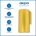 Вытяжка пристенная цилиндрическая для кухни 40 см золотая AKPO WK-4 Balmera WL