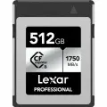 Карта памяти Lexar Professional CFexpress Type B 512GB R1750/W1300MB/s (LCXEXSL512G-RNENC)