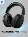 Игровые беспроводные наушники MCHOSE V9 PRO, с микрофоном, Bluetooth, Радиоканал, 3.5 мм, USB Type-C, черные