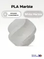 PLA Marble пластик (с катушкой) для 3D-принтера Bambu Lab White Marble (белый мрамор (13103)