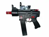 Игрушечный автомат на гидрогелевых шариках SMG-7 (78 мм), одиночный/авто, эффект blowback, АКБ и зарядка в комплекте.