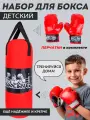 Набор детский для бокса Чемпион (груша 56 см, перчатки, в сетке)