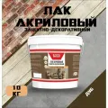 Лак акриловый дуб 10кг с антисептиком защитно-декоративный Народный умелец