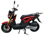 Скутер VMC NAKED BY49QT-5A 150 куб. см. (49 см3) красный (схож с Honda Zoomer) сигнализация/без постановки на учет в ГАИ