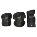 Защита для роликов (3 элемента) Powerslide Basic Adult Set Black (US: L)