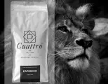 Кофе в зернах CUATTRO CAPRICCIO 500 г, арабика 100%, темная обжарка. Для автоматических кофемашин.