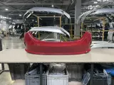 Бампер задний для Hyundai Solaris 2 Хендай Солярис 2 рестайлинг 2020-2024 Красный - FIERY RED - R4R