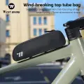 WEST BIKING Водонепроницаемая сумка для верхней трубки велосипеда, 0.7L Black, 1L