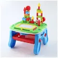 Развивающий столик Pituso Строитель (свет, звук) с конструктором (31 элемент)
