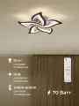 Люстра светодиодная Homsly, 70 Вт, RGB основание, диммируемая с пультом управления, ACL_048
