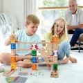 Игровой набор Hape Гонки деревянный конструктор Циклон, 202 детали E6008_HP