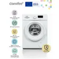 Стиральная машина узкая Comfee CFE06W60/W-RU, 6 кг, 40 см, 24 программы, отжим 1000 об/мин, быстрая стирка, белый